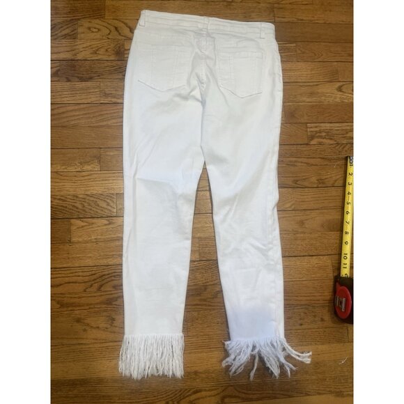 AZI New York Ella-Fringe Jeans size 2 NWOT ~24 Inseam - Picture 10 of 12